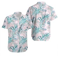 Hawaiian Style Light Blue Men's Hawaiian Shirt (aop) — Chemises décontractées pour hommes