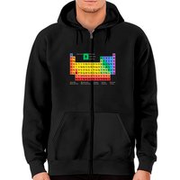 Periodic Table Of Elements Chemistry Zip Hoodies — Sweats à capuche pour hommes