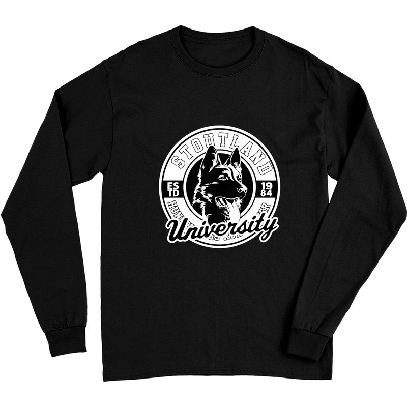 Jeff Stoutland University Long Sleeve Shirt — T-shirts pour hommes
