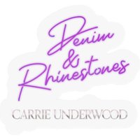Carrie Underwood Denim And Rhinestones Tour 2023 Stickers, Carrie Underwood Stickers