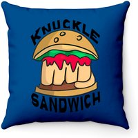 Knuckle Sandwich Throw Pillows