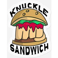 Knuckle Sandwich Stickers — Autocollants et stickers