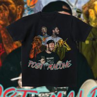 Post Malone Vintage Style Bootleg Graphic Tee, Post Malone