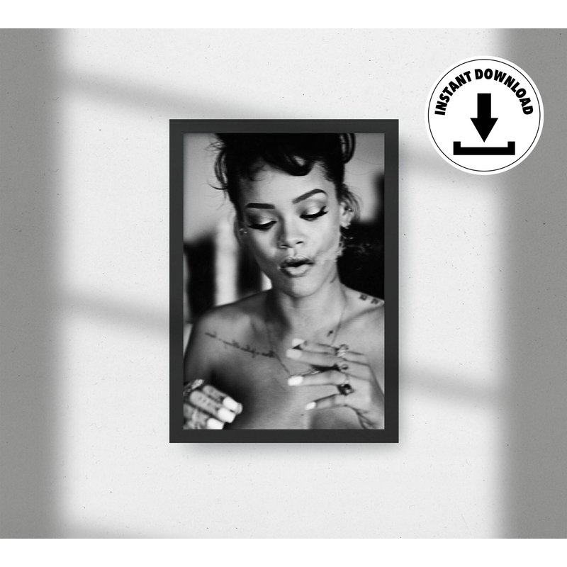 Rihanna Poster Wall Art | Celeb Poster — Posters & Prints