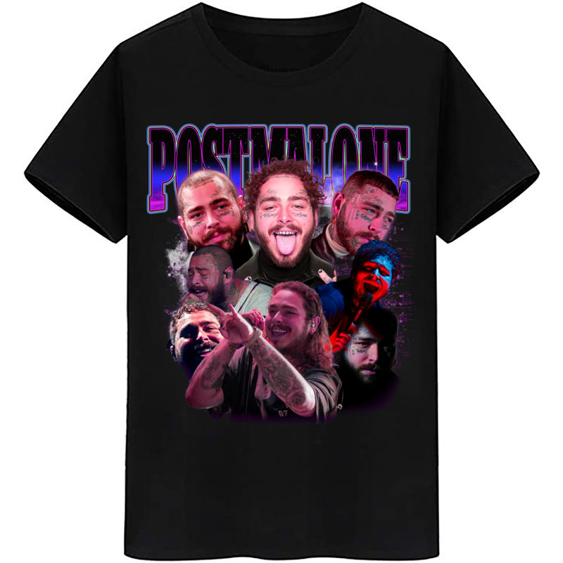 Post Malone Rapper 90s Shirt — T-shirts pour hommes