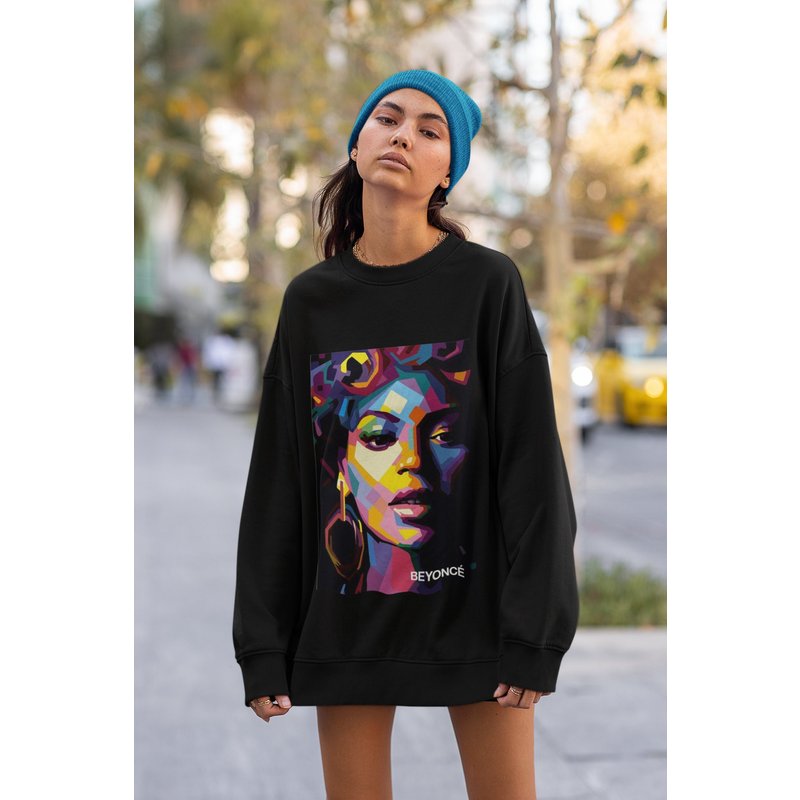 Beyonc T-shirt, Beyonce Paint Graphic T-shirt, Beyonc Vintage Sweatshirt — Sweats à capuche pour hommes