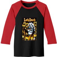 Lady Death 1994 Vintage Baseball Tees Chaos Comic Movie Rare Baseball Tees