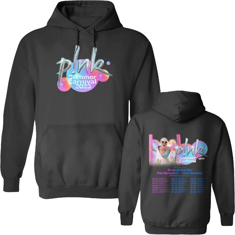 Pink Summer Carnival Tour Shirt - 2023 Hoodie — Sweats à capuche pour hommes