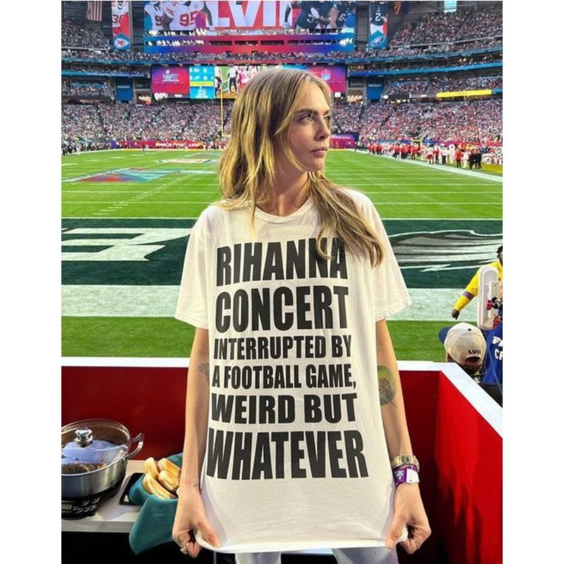 Rihanna Shirt - Cara Delevingne Collaboration — T-shirts pour hommes