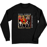 1987 Paul Simon Graceland Tour Concert Australian Black Long Sleeves