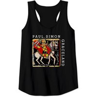 1987 Paul Simon Graceland Tour Concert Australian Black Tank Tops — T-shirts pour hommes
