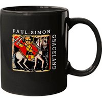 1987 Paul Simon Graceland Tour Concert Australian Black Mugs — Mugs & Tumblers