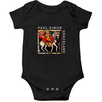 1987 Paul Simon Graceland Tour Concert Australian Black Onesies — Bodys bébé