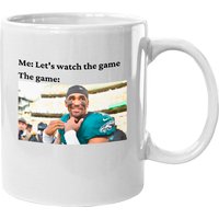 Watch The Game Jalen Hurts Eagles Mugs, Hurts So Good Mugs, Philadephia Eagles Gear — Tasses et gobelets