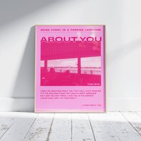 The 1975 About You Poster | Being Funny In A Foreign Language | Matty Healy — Posters & Prints