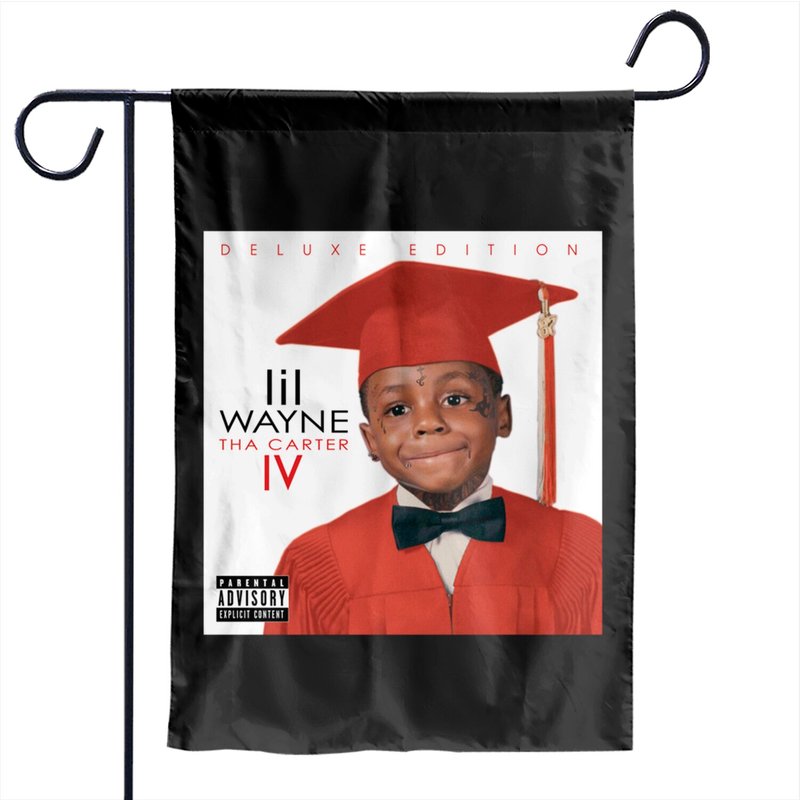 Lil Wayne - Tha Carter Iv 4 - Deluxe Edition / Unisex Premium Garden Flags — Drapeaux décoratifs