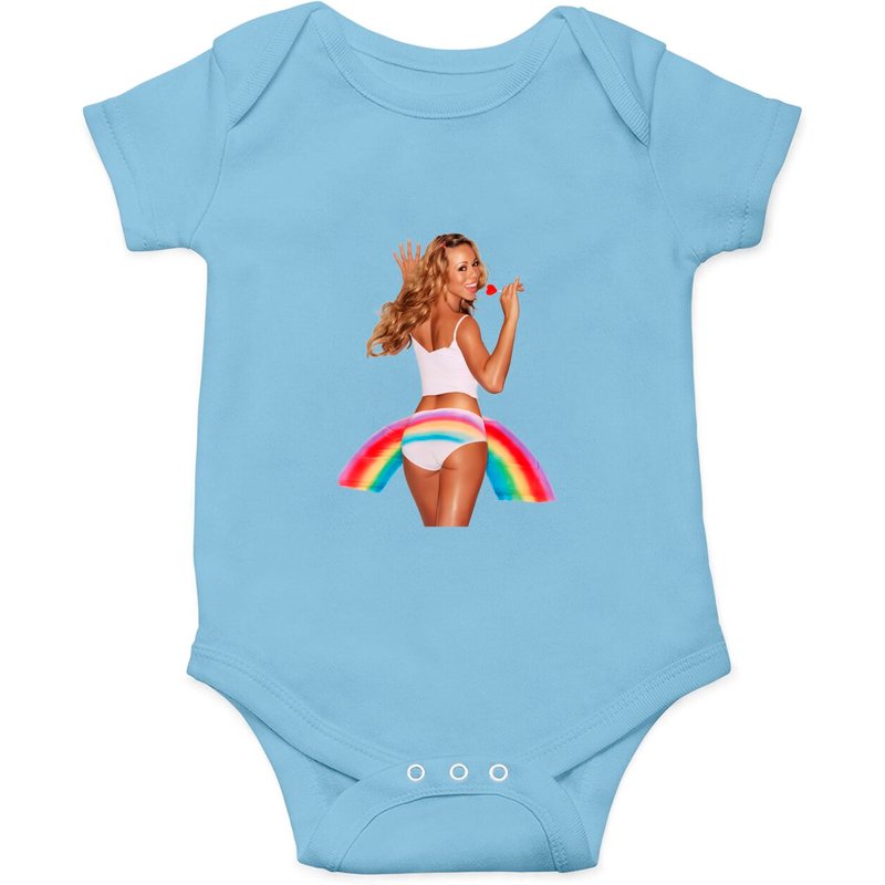 Mariah Carey Onesies, Vintage Mariah Carey Rainbow Onesies — Bodys bébé