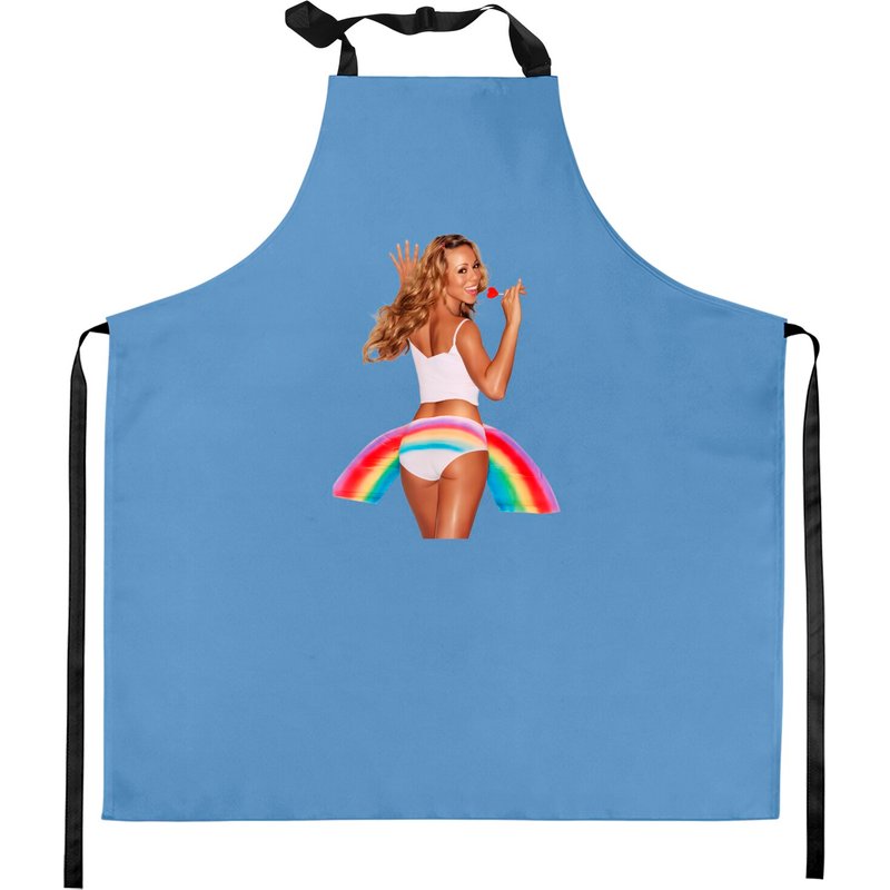 Mariah Carey Kitchen Aprons, Vintage Mariah Carey Rainbow Kitchen Aprons — Tabliers de cuisine