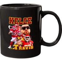 Limited Travis Kelce Vintage Unisex Mugs, Vintage Mugs Gift For Him And Her, Sweatshirt Profesional Player Mugs
