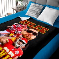 Limited Travis Kelce Vintage Unisex Baby Blankets