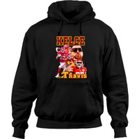 Limited Travis Kelce Vintage Unisex Hoodies, Vintage Hoodies Gift For Him And Her, Sweatshirt Profesional Player Hoodies