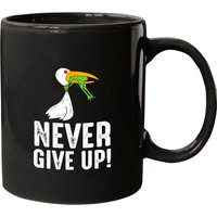 Don't Give Up Stork And Frog - Fighting Animal Mugs — Tasses et gobelets