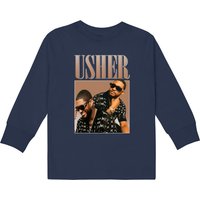 Usher Vintage Style Kids Long Sleeve T-shirts