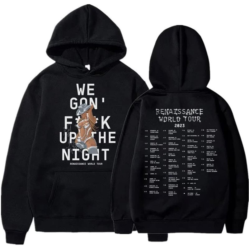 Beyonce Renaissance Tour Merchandise Hoodie — Sweats à capuche pour hommes