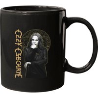 Ozzy Osbourne Unisex Mugs: Patient No. 9 Gold Graphic