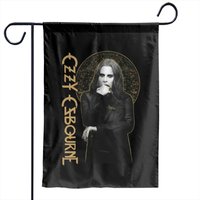 Ozzy Osbourne Unisex Garden Flags: Patient No. 9 Gold Graphic