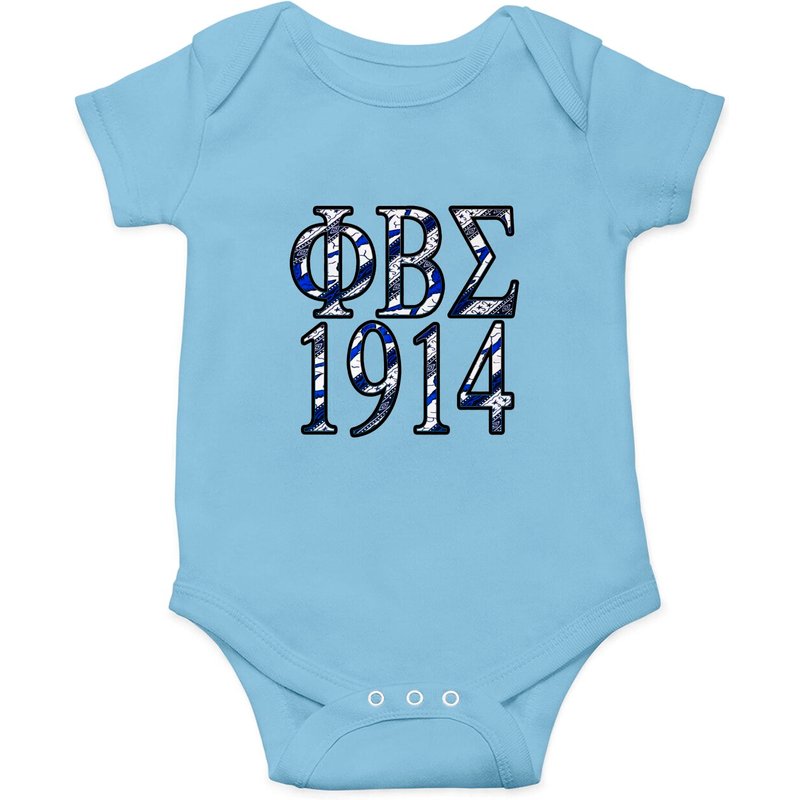 Sigma 1914 Stripe Design - Phi Beta Sigma Crossing Gifts - Onesies — Bodys bébé