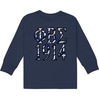 Phi Beta Sigma Crossing Kids Long Sleeve T-shirt — T-shirts pour hommes