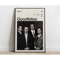 Goodfellas Movie Poster, Modern Movie Poster Print, Goodfellas Poster