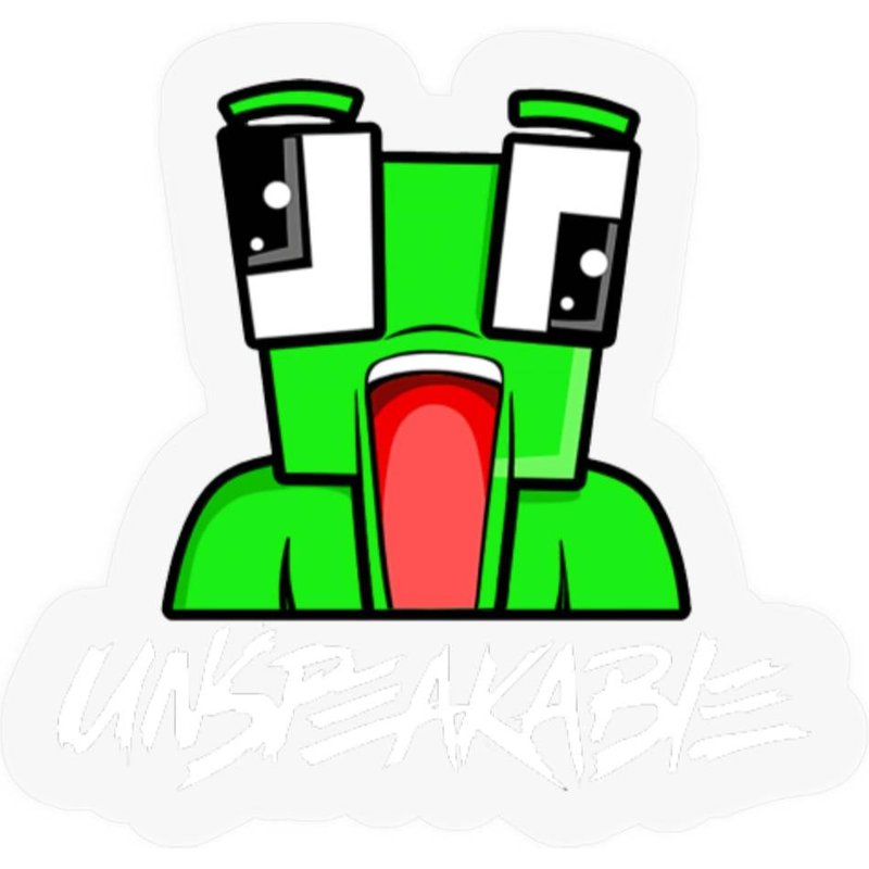 Kids Unspeakable Stickers Youtube Gamer — Stickers & Decals
