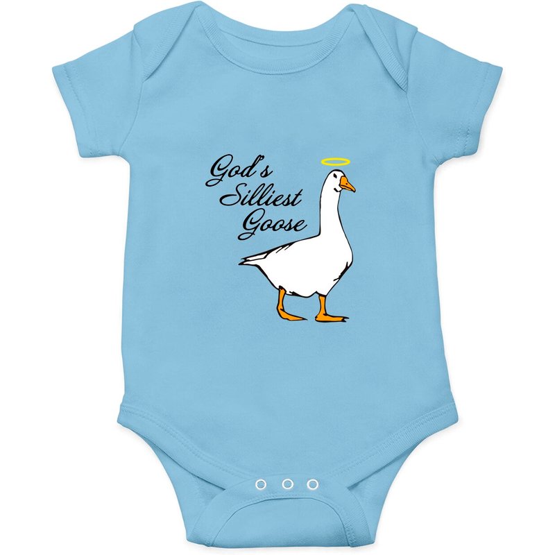 God's Silliest Goose Onesies — Bodys bébé