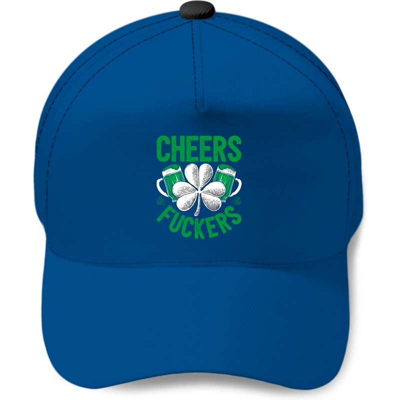 Cheers Fuckers St. Patrick's Day Shamrock Baseball Cap — Casquette de baseball