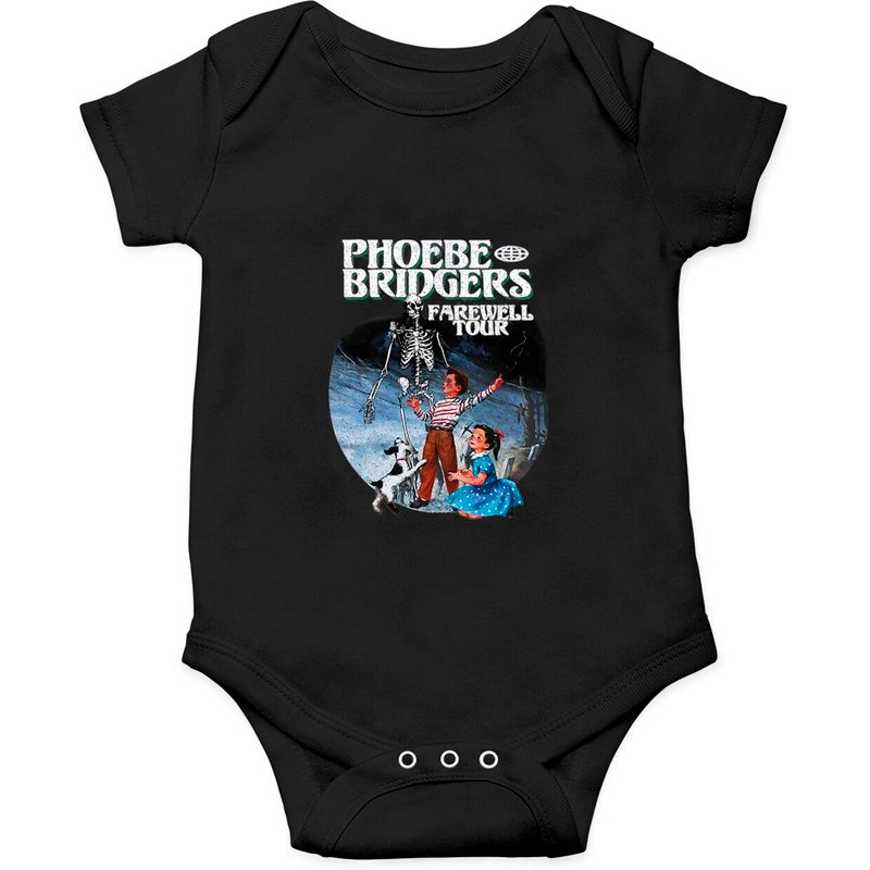 Phoebe Bridgers Farewell Tour Vintage Onesies, Phoebe Bridgers — Bodys bébé