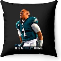 It's A Philly Thing: Jalen Hurts Throw Pillows