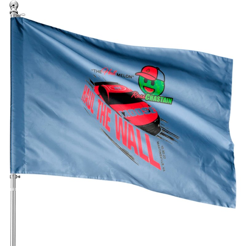 Ross Chastain Haul The Wall Hail Melon Classic House Flags — Drapeaux décoratifs