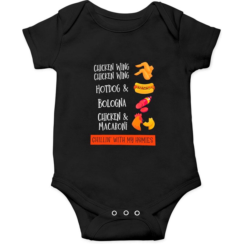 Chicken Wing Hotdog And Bologna Onesies — Bodys bébé