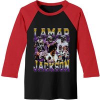 Lamar Jackson Vintage Style 90's Bootleg Baseball Tees, Ravens Flock