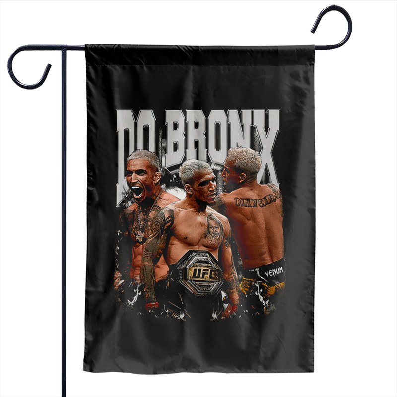 Charles Oliveira Garden Flags, Charles Oliveira Do Bronx Bootleg 90s Style Garden Flags — Drapeaux décoratifs