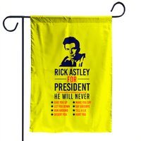 Rick Astley For President Essential Garden Flags — Drapeaux décoratifs