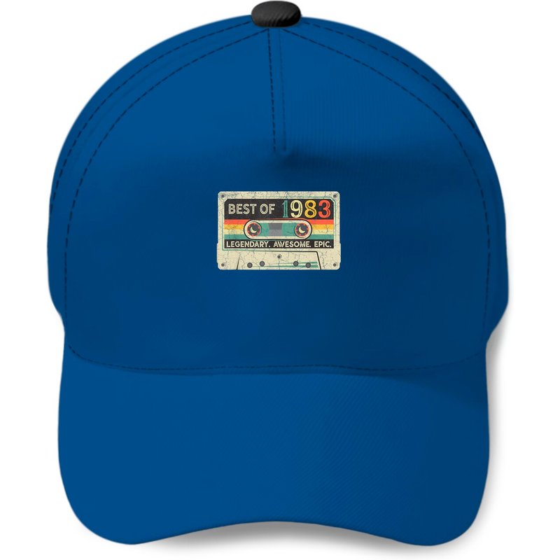 Vintage 1983 Limited Edition Cassette Tape 40th Birthday Baseball Cap — Casquette de baseball