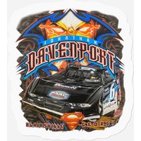 2016 Jonathan Davenport Superman Kevin Rumley Racing Stickers — Autocollants et stickers