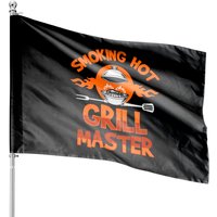 Barbecue Grill Bbq Grilling House Flags — Decorative Flags