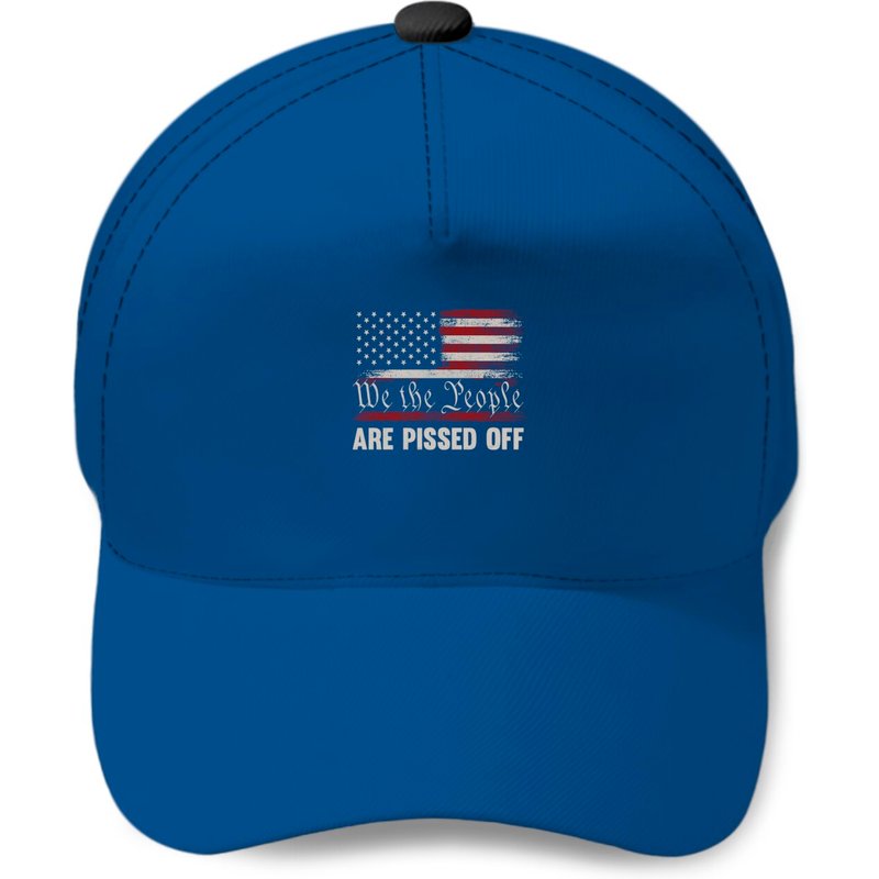 We The People Are Pissed Off Vintage Us America Flag Baseball Cap — Casquette de baseball
