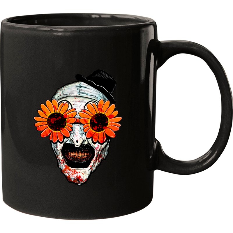 Art The Clown Terrifier 2 Sunflower Sunglasses Mugs — Tasses et gobelets