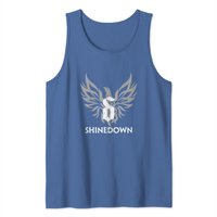 Black And White Shinedowns Memes Kostüm Rockmusik Tank Tops — T-shirts pour hommes