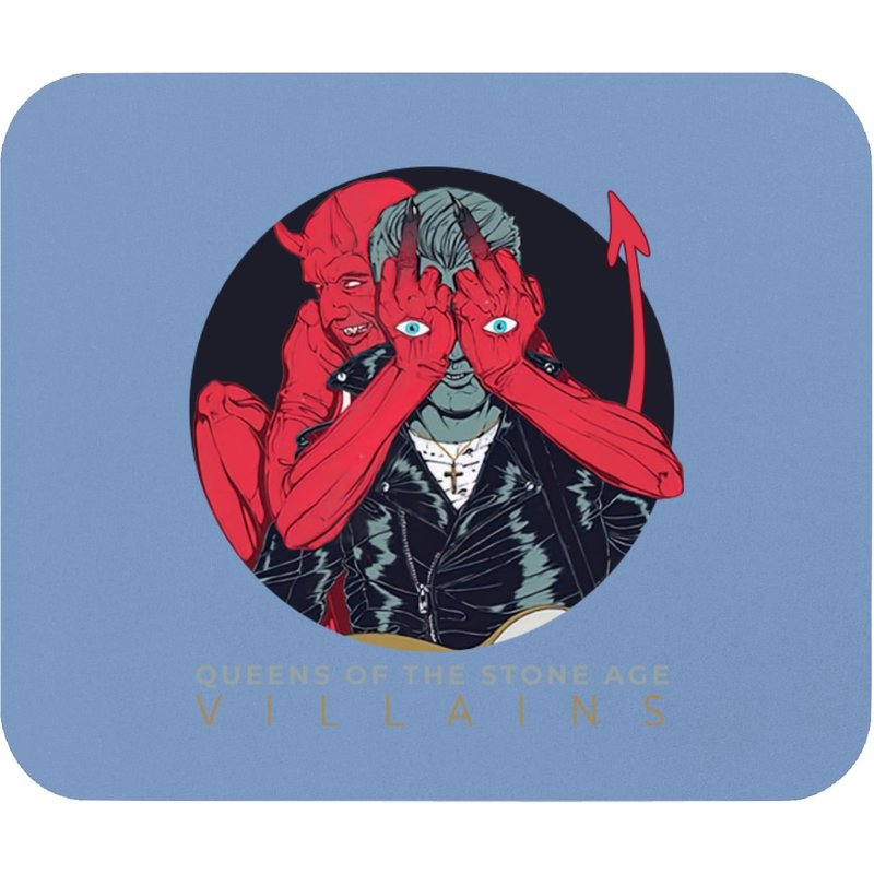 Queens Of The Stone Age Unisex Mouse Pads: Villains (album) — Mouse Pads & Desk Mats